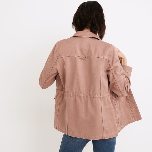 Madewell (Re)sourced BioFibre™ Chore Jacket in Faded Mauve XL - Picture 3 of 7